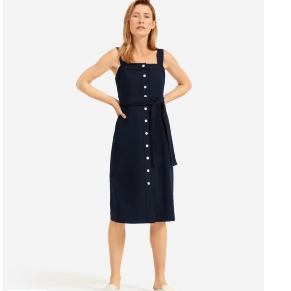 Everlane cotton weave picnic dress
